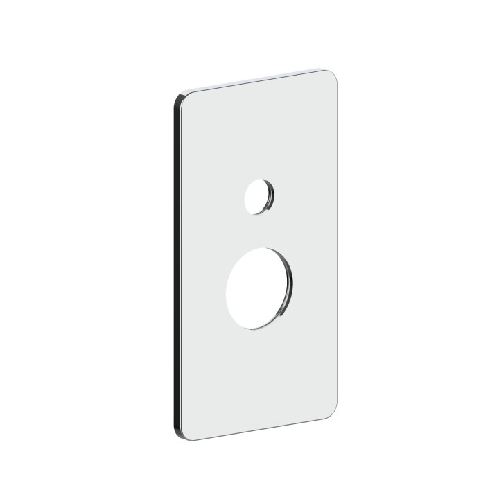 Fratelli Frattini R19072 piastra in ABS per incasso doccia con deviatore