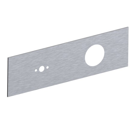 Fratelli Frattini R19101 piastra in acciaio inox per batteria lavabo a parete orizzontale