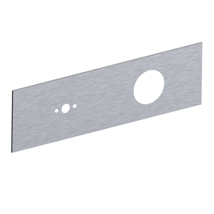 Fratelli Frattini R19101 piastra in acciaio inox per batteria lavabo a parete orizzontale