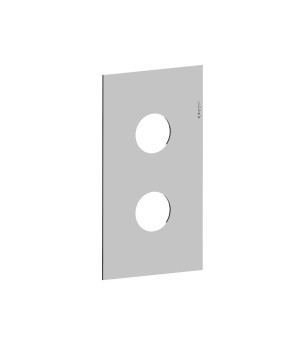 Fratelli Frattini R19117 piastra in ottone per incasso 2/3 vie