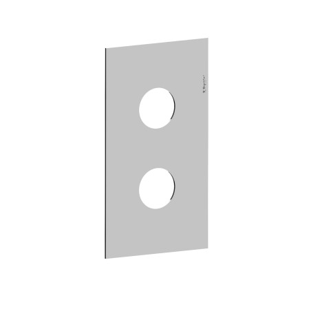 Fratelli Frattini R19117 piastra in ottone per incasso 2/3 vie
