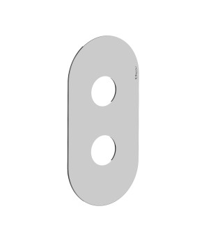 Fratelli Frattini R19120 piastra in ottone per incasso 2/3 vie