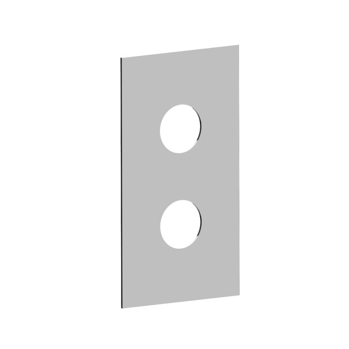 Fratelli Frattini R19135 piastra per termostatico incasso 2/3 vie in ottone Fratelli Frattini R19135 piastra per termostatico incasso 2/3 vie in ottone