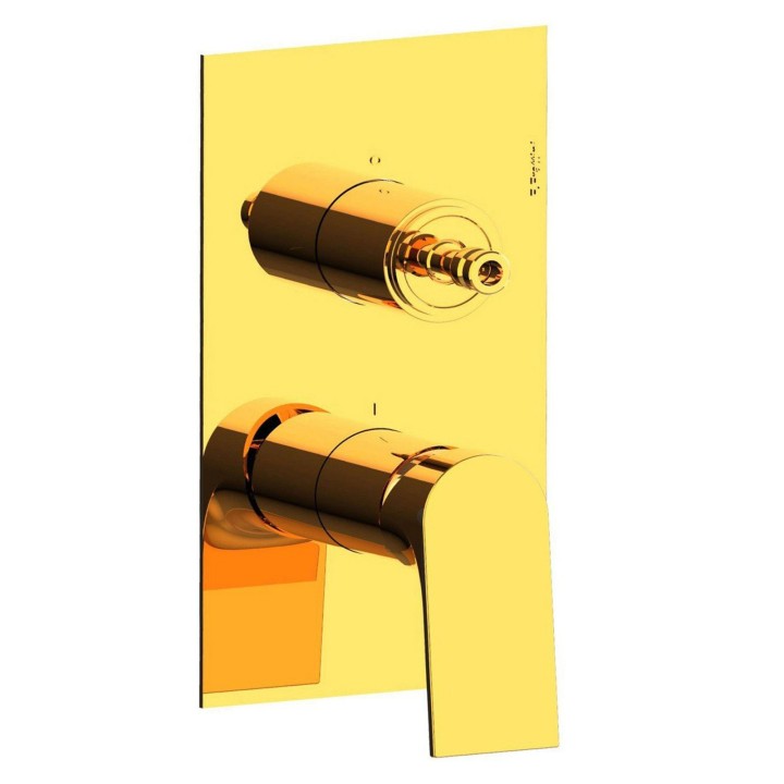 Fratelli Frattini 78523SV3 parte esterna visibile monocomando incasso con deviatore a dischi ceramici 3 vie serie NARCISO S Fratelli Frattini 78523SV3 parte esterna visibile monocomando incasso con deviatore a dischi ceramici 3 vie serie NARCISO S