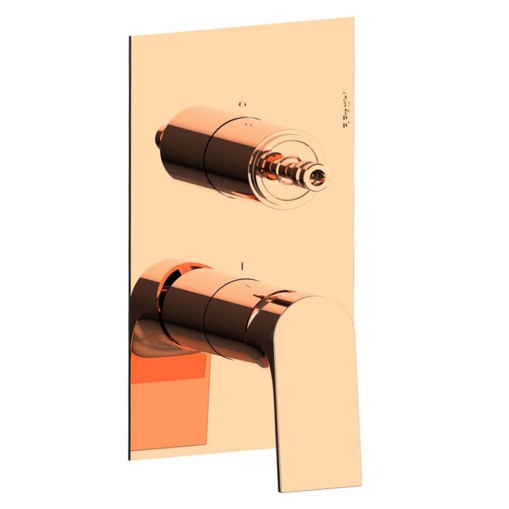 Fratelli Frattini 78523SV3 parte esterna visibile monocomando incasso con deviatore a dischi ceramici 3 vie serie NARCISO S Fratelli Frattini 78523SV3 parte esterna visibile monocomando incasso con deviatore a dischi ceramici 3 vie serie NARCISO S