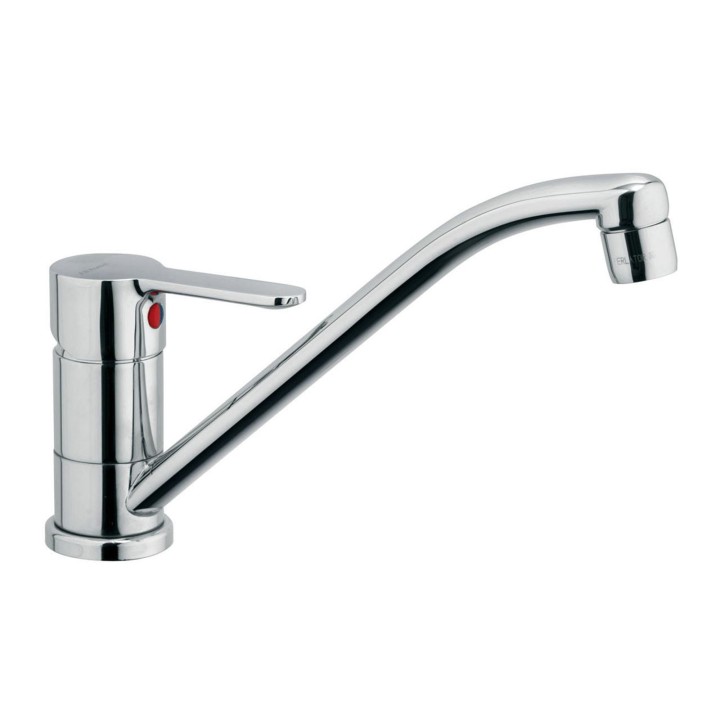 Fratelli Frattini 60167 monocomando per lavello monoforo assiale con leva lunga serie MOCCA Fratelli Frattini 60167 monocomando per lavello monoforo assiale con leva lunga serie MOCCA