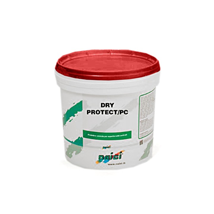 Naici DRY PROTECT PC ROSSO protettivo colorato per superfici edili verticali Naici DRY PROTECT PC ROSSO protettivo colorato per superfici edili verticali