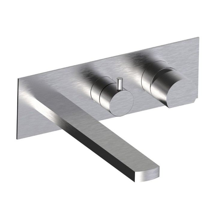 Fratelli Frattini 89528V2 parte esterna visibile monocomando vasca incasso con deviatore 2 vie con bocca di erogazione serie BORGIA