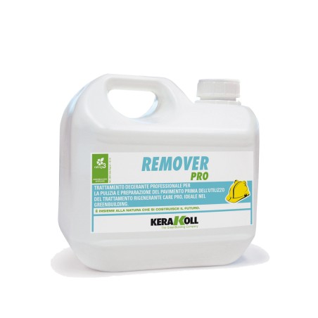 Kerakoll REMOVER PRO detergente decerante concentrato per rimozione vecchie cere olii grassi da pavimenti in resina 2,5 LT