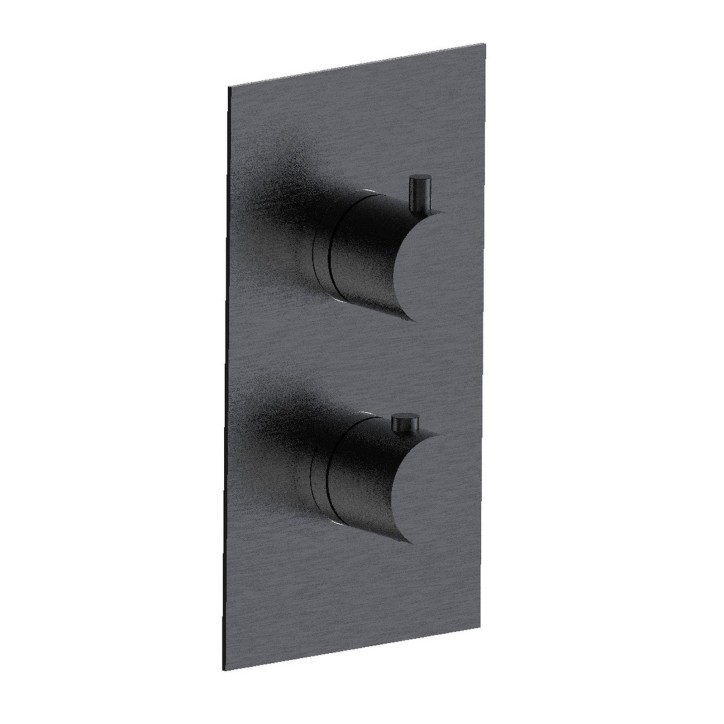Fratelli Frattini 69712V2 parte esterna visibile miscelatore incasso doccia termostatico con deviatore a dischi ceramici 2 vie serie PEPE XL 316 Fratelli Frattini 69712V2 parte esterna visibile miscelatore incasso doccia termostatico con deviatore a dischi ceramici 2 vie serie PEPE XL 316