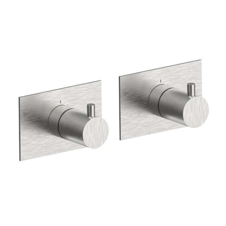 Fratelli Frattini 69021 coppia rubinetti arresto incasso diritti 1/2" acciaio inox serie PEPE XL 316 Fratelli Frattini 69021 coppia rubinetti arresto incasso diritti 1/2" acciaio inox serie PEPE XL 316