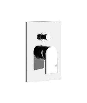 Gessi 44634 parte esterna miscelatore a parete 2 vie con deviatore automatico bagno/doccia linea EMPORIO VIA MANZONI