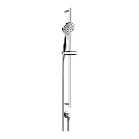 Gessi 38753 asta saliscendi con doccetta anticalcare a tre getti flessibile e presa acqua linea EMPORIO SHOWER