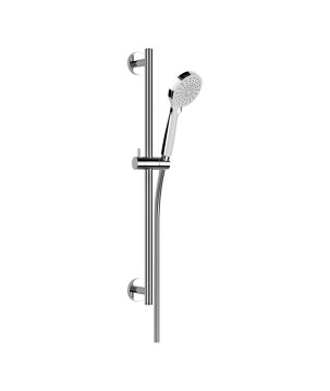 Gessi 47308 asta saliscendi con doccetta anticalcare tre getti e flessibile linea EMPORIO SHOWER