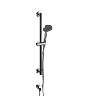 Gessi 47310 asta saliscendi con presa acqua doccetta anticalcare tre getti e flessibile linea EMPORIO SHOWER