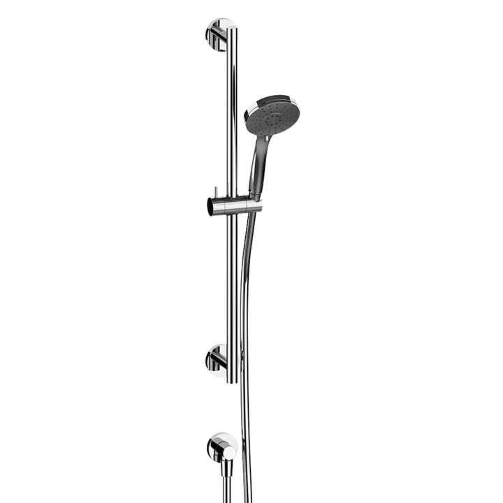 Gessi 47310 asta saliscendi con presa acqua doccetta anticalcare tre getti e flessibile linea EMPORIO SHOWER