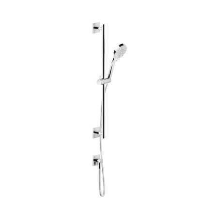 Gessi 47320 asta saliscendi con presa acqua doccetta anticalcare tre getti e flessibile linea EMPORIO SHOWER