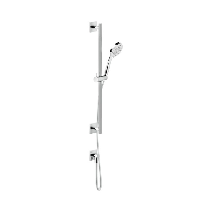 Gessi 47320 asta saliscendi con presa acqua doccetta anticalcare tre getti e flessibile linea EMPORIO SHOWER