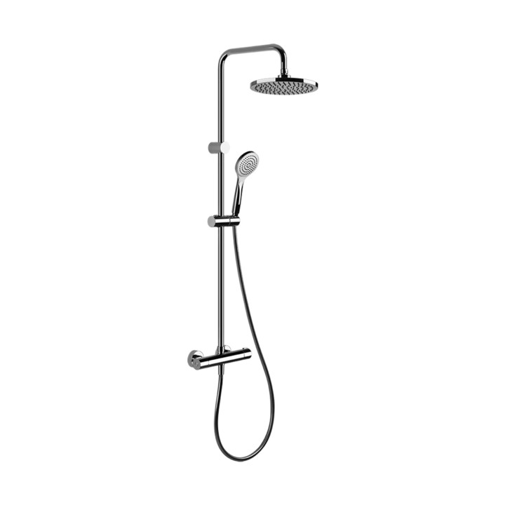 Gessi 35181 miscelatore termostatico a parete con soffione e doccetta anticalcare linea EMPORIO SHOWER Gessi 35181 miscelatore termostatico a parete con soffione e doccetta anticalcare linea EMPORIO SHOWER
