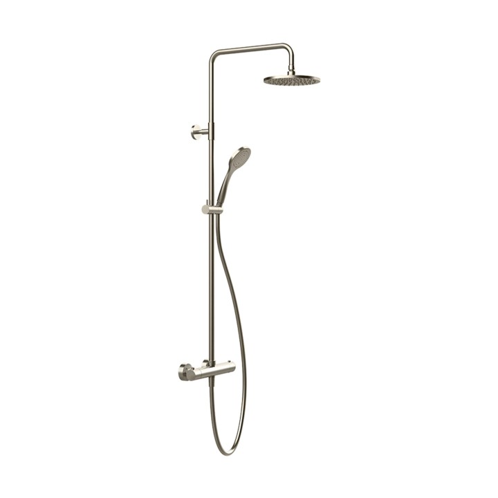 Gessi 35181 miscelatore termostatico a parete con soffione e doccetta anticalcare linea EMPORIO SHOWER Gessi 35181 miscelatore termostatico a parete con soffione e doccetta anticalcare linea EMPORIO SHOWER