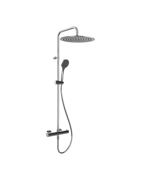 Gessi 35183 miscelatore termostatico a parete con soffione e doccetta anticalcare linea EMPORIO SHOWER