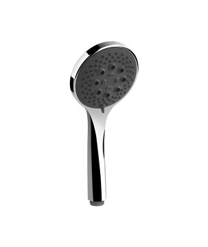 Gessi 38775 doccetta anticalcare tre-getti con inserto nero linea EMPORIO SHOWER