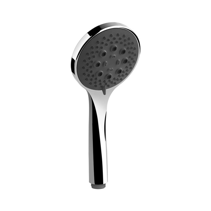 Gessi 38775 doccetta anticalcare tre-getti con inserto nero linea EMPORIO SHOWER