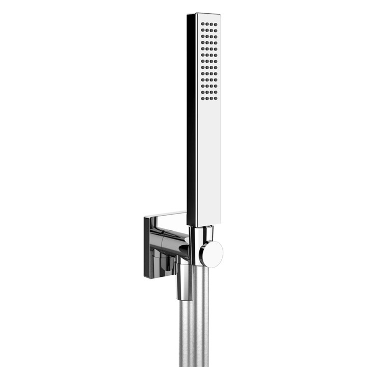 Gessi 20029 set doccia con presa acqua doccetta anticalcare e flessibile linea EMPORIO SHOWER