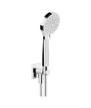 Gessi 47326 set doccia con presa acqua doccetta anticalcare tre getti e flessibile linea EMPORIO SHOWER