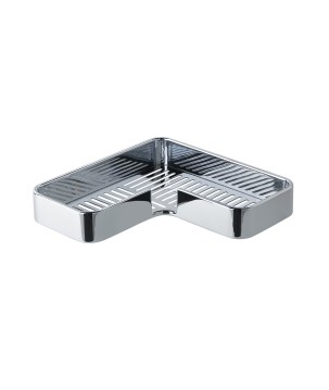 Gedy A983 portaoggetti doccia angolare da parete in acciaio inox aisi serie IL GIGLIO