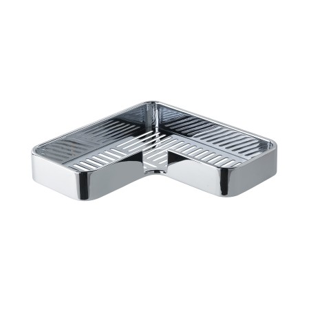 Gedy A983 portaoggetti doccia angolare da parete in acciaio inox aisi serie IL GIGLIO