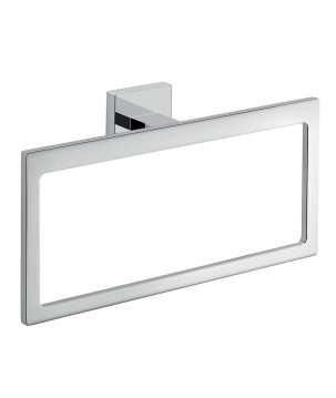 Gedy A070 portasalviette ad anello da parete cromato serie ELBA