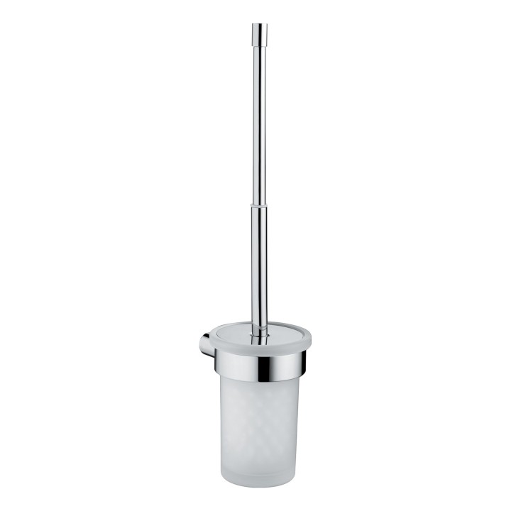 Gedy A133-03 scopino da muro con manico telescopico ciuffo in setole nero e tazza in vetro satinato da parete serie AZZORRE Gedy A133-03 scopino da muro con manico telescopico ciuffo in setole nero e tazza in vetro satinato da parete serie AZZORRE