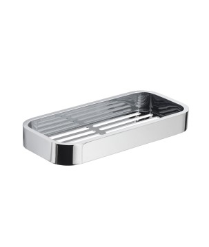 Gedy 3218 portaoggetti doccia rettangolare in acciaio inox AISI 304 da parete serie OUTLINE