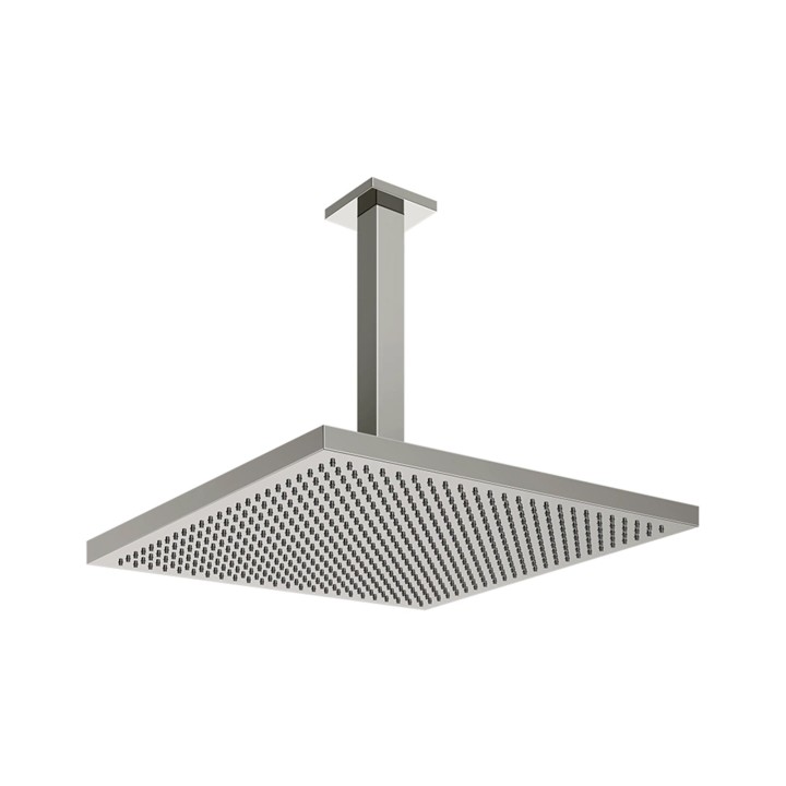 Gessi 47906 soffione anticalcare doccia a soffitto orientabile funzione MICROPIOGGIA linea EMPORIO SHOWER