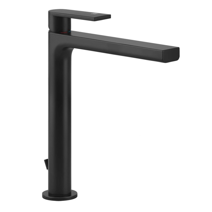 Gessi 38603 miscelatore lavabo alto con scarico e flessibili di collegamento linea EMPORIO VIA MANZONI