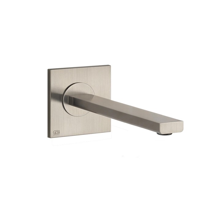 Gessi 38707 bocca lavabo lunga a parete da completare con comando remoto linea EMPORIO VIA MANZONI