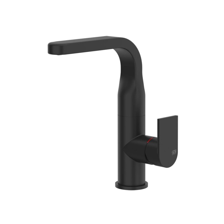 Gessi 47124 miscelatore lavabo senza scarico con flessibili di collegamento linea EMPORIO VIA MANZONI