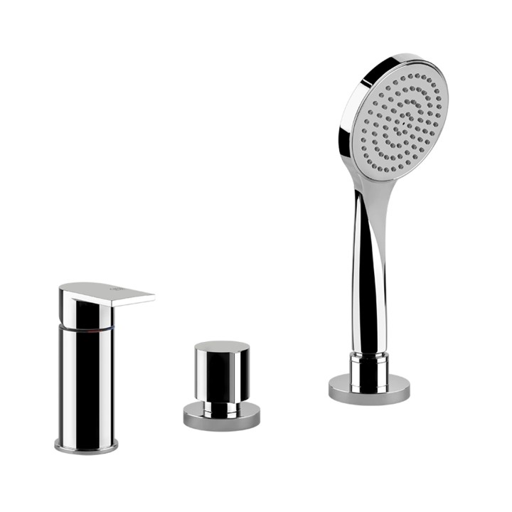 Gessi 38643 gruppo bordo vasca 3 fori con deviatore flessibile e doccetta anticalcare linea EMPORIO VIA MANZONI Gessi 38643 gruppo bordo vasca 3 fori con deviatore flessibile e doccetta anticalcare linea EMPORIO VIA MANZONI