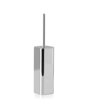 Gedy 3234 scopino da parete con ciuffo in setole nero e tazza interna estraibile serie OUTLINE