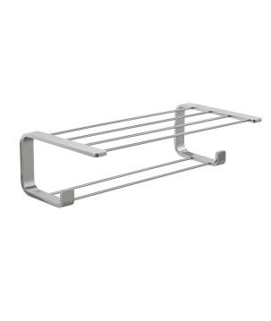Gedy 3235 mensola portasalviette doppia da parete serie OUTLINE