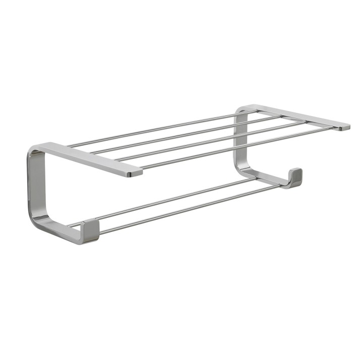 Gedy 3235 mensola portasalviette doppia da parete serie OUTLINE