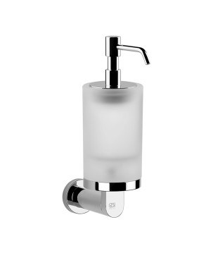 Gessi 38815 porta dispenser in vetro satinato a parete linea EMPORIO ACCESSORIES