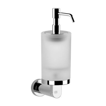 Gessi 38815 porta dispenser in vetro satinato a parete linea EMPORIO ACCESSORIES