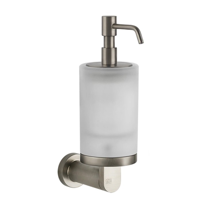 Gessi 38815 porta dispenser in vetro satinato a parete linea EMPORIO ACCESSORIES