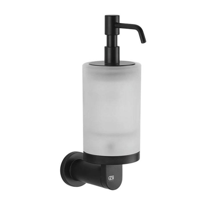 Gessi 38815 porta dispenser in vetro satinato a parete linea EMPORIO ACCESSORIES