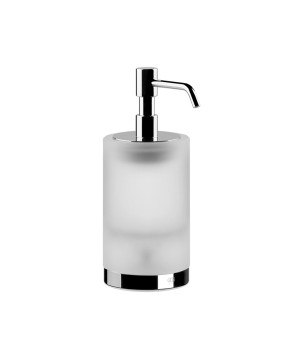 Gessi 38839 porta dispenser in vetro satinato d'appoggio linea EMPORIO ACCESSORIES