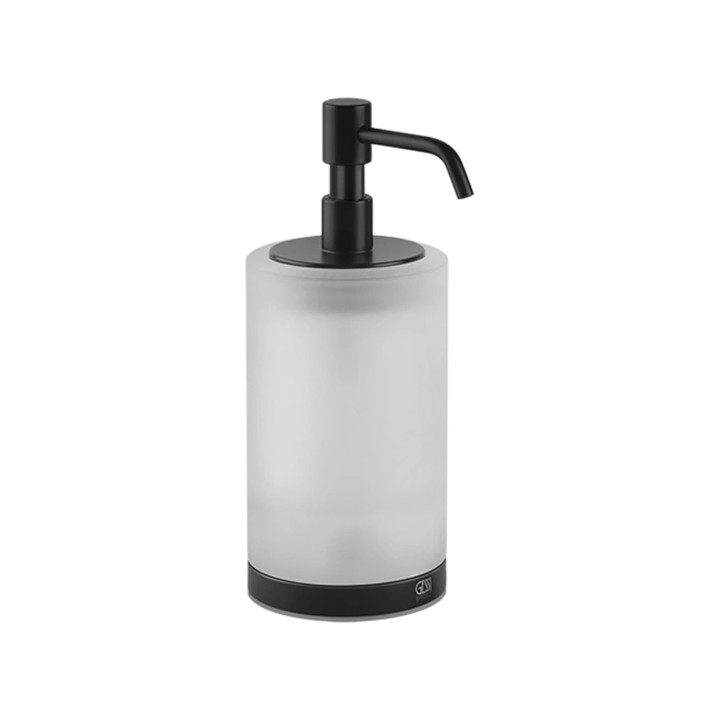 Gessi 38839 porta dispenser in vetro satinato d'appoggio linea EMPORIO ACCESSORIES