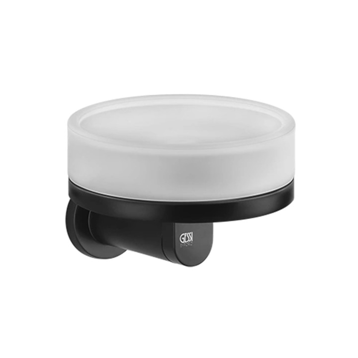 Gessi 38803 porta sapone in vetro satinato a parete linea EMPORIO ACCESSORIES