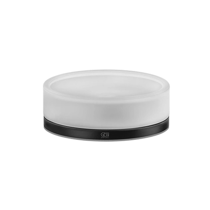 Gessi 38827 porta sapone in vetro satinato d'appoggio linea EMPORIO ACCESSORIES